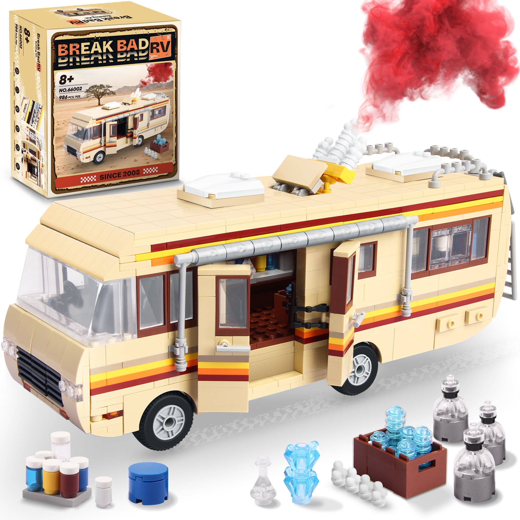 Rvs for Break Bad Compatible with Lego Set, Upgraded Creative Rvs