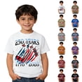 thumbnail image 1 of Rvusndi 250th Anniversary Usa Shirt Boys Girls Crewneck Pullover Summer Tops T Shirts Casual Graphic Tees Short Sleeve 4th of July Shirts for Kids Everyday Wear, 1 of 5