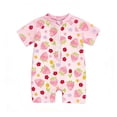 thumbnail image 1 of Rvusndi Baby Girls Swimsuit One Piece Zipper Swimwear Toddler Short Sleeve Floral Printed Bathing Suit Rash Guard Summer Swimming for Beach Pool Wear 18-24 Months, 1 of 3