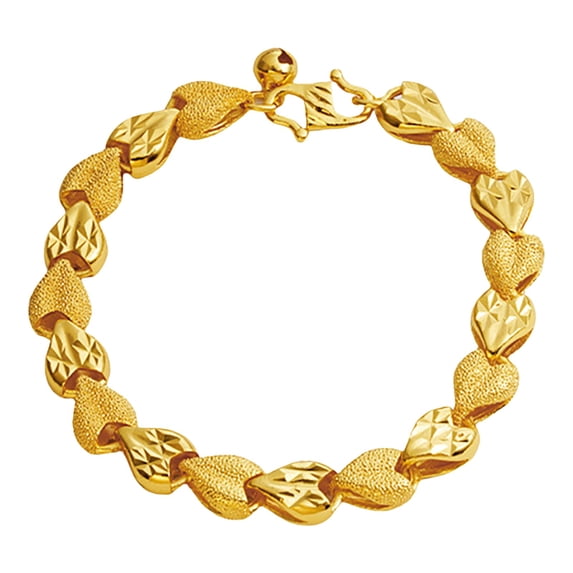 Rvusndi Bracelets for Women Adult Gold Bracelets Hearts Jewelry with Exquisite Style Birthday Gifts
