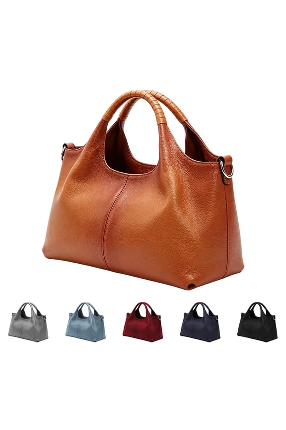 Leather Purses and Handbags for Women Top Handle Satchel Large Work Tote Shoulder Crossbody Bag