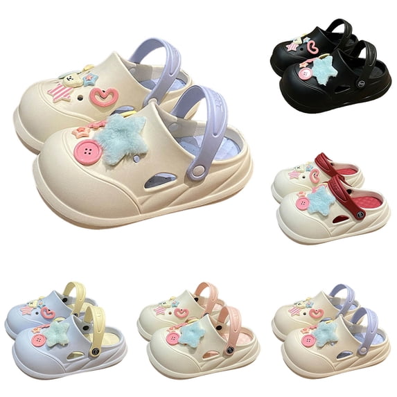 Rvusndi Sandals Women Summer Clogs On Garden Shoes Slippers for Women Indoor and Outdoor Home Everyday Wear Footwear