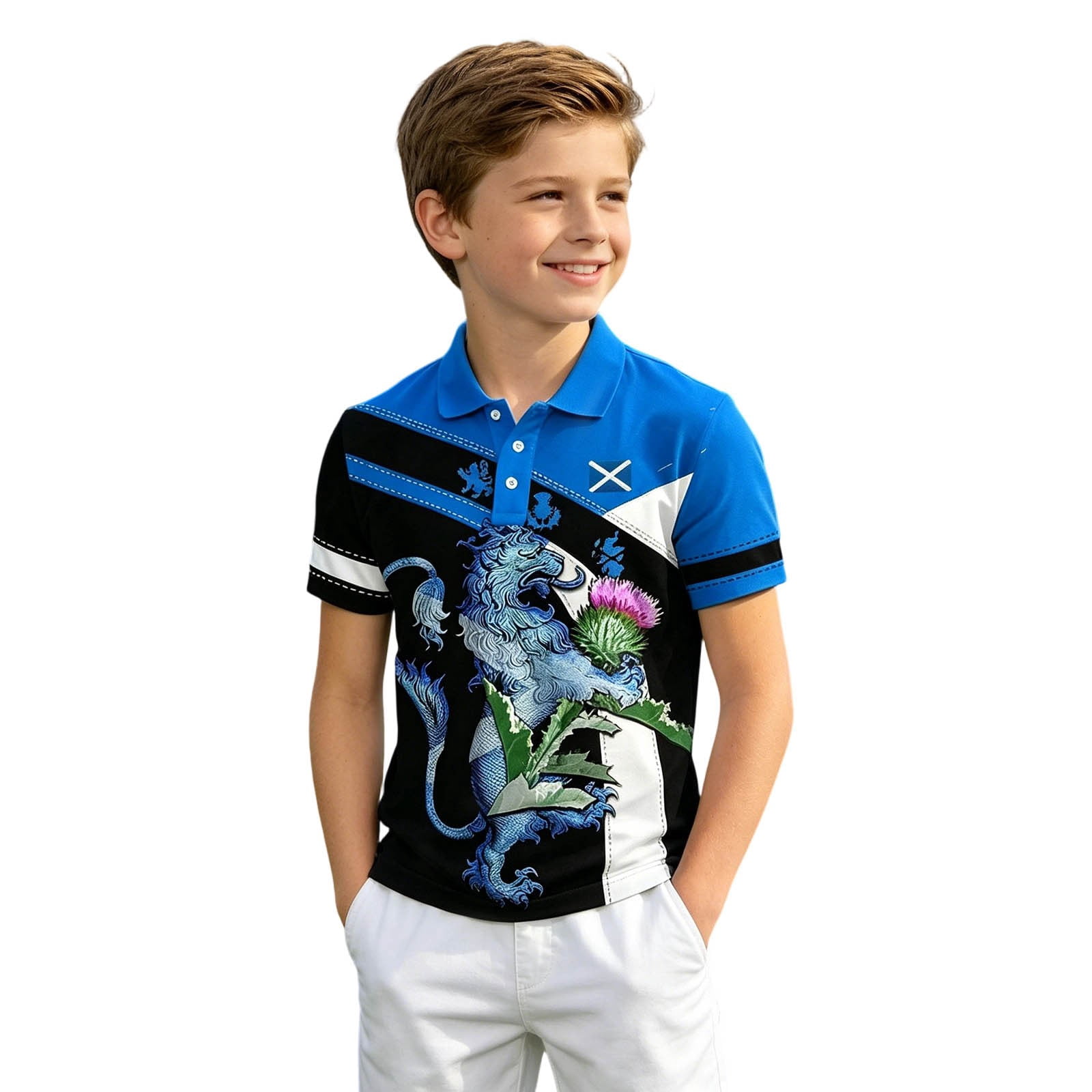 Rvusndi Soccer 2026 Boys Polo Shirts Short Sleeves Fashion Sport