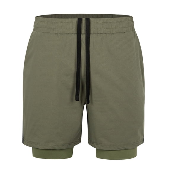 Rvwovn Men's Athletic Shorts - Compression Liner Quick Dry for Running, Workout & Basketball