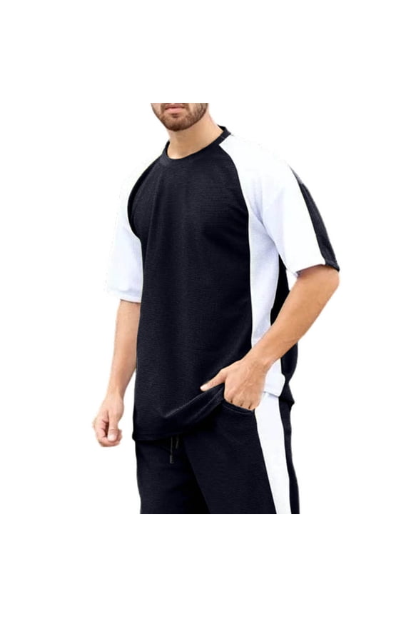 Men's Breathable Sports Shirts, Cool Dry Lightweight Activewear, Football Jersey Tops