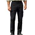 thumbnail image 1 of Rvwovn Men's Cargo Hiking Pants Adjustable Drawstring Straight Leg Outdoor Pants for Fishing Hunting, 1 of 7