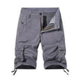 thumbnail image 1 of Rvwovn Men's Cargo Shorts - Regular Fit Work & Hiking Shorts with Multi-Pockets for Outdoor Activities, 1 of 3