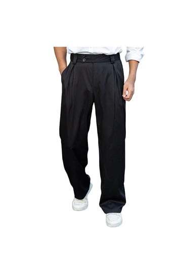 mens black dress pants flowy Men's main image 0