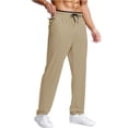 thumbnail image 1 of Rvwovn Men's Lightweight Athletic Sweatpants, Elastic Drawstring Waist, Straight Leg Workout Pants with Pockets, 1 of 6