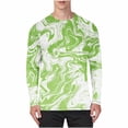 thumbnail image 1 of Rvwovn Men's Moisture Wicking Abstract Paint Long Sleeve Top, Breathable Workout Gym Running Raglan Shirt, 1 of 5