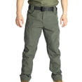 thumbnail image 1 of Rvwovn Men's Ripstop Tactical Pants - Lightweight Side Pockets Hiking & Work Cargo Pants, 1 of 6