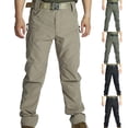 thumbnail image 1 of Rvwovn Men's Ripstop Tactical Pants - Lightweight Side Pockets Hiking & Work Cargo Pants, 1 of 6