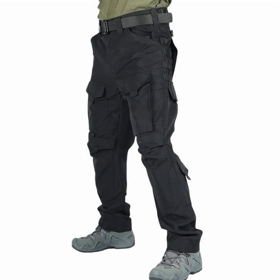 Rvwovn Men's Ripstop Tactical Pants with 10 Pockets Cargo Pants for Hiking & Outdoor Work