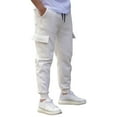 thumbnail image 1 of Rvwovn Men's Side Pockets Joggers, Casual Workout Sweatpants with Drawstring for Athletic Wear, 1 of 8
