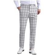 sachin and babi light blue dress *'s Printed Plaid Casual Suit Pants * * Business Trousers * Fit, with  Pockets