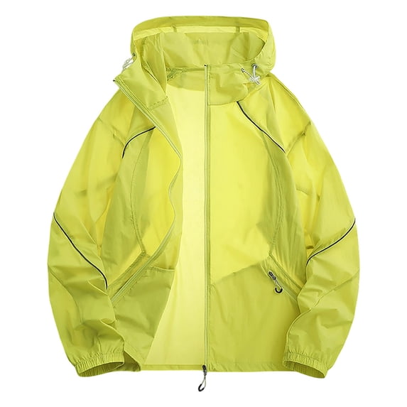 Rvwovn Unisex UV Protection Jacket Lightweight for Running Hiking Fishing, Summer Outdoor Wear