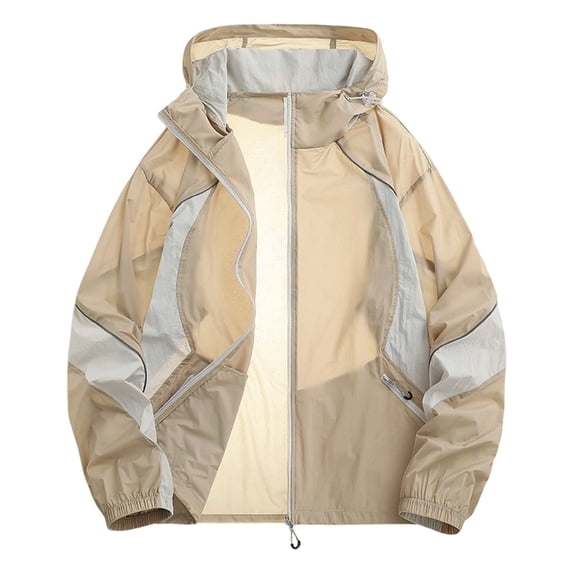 Rvwovn Unisex UV Protection Jacket Lightweight for Running Hiking Fishing, Summer Outdoor Wear