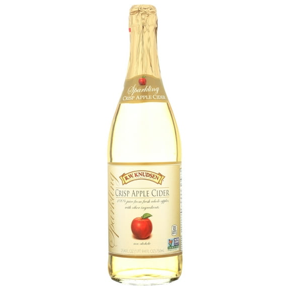 Rw Knudsen Juice, Sparkling Crisp Apple Cider, 25.4 Fl. Oz.