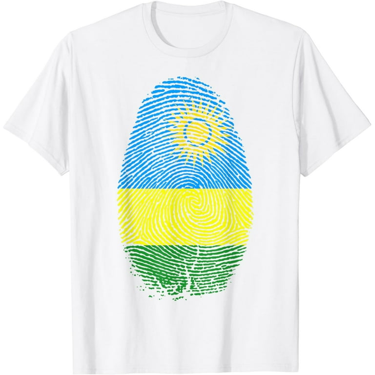 Rwanda Retro Flag T-Shirt Rwandan Distressed Graphic Rwanda Retro Flag T-Shirt Rwandan Distressed Graphic