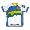 thumbnail image 1 of Rwanda Flag Short Sleeve Cycling Jersey  for Women - Size L, 1 of 3
