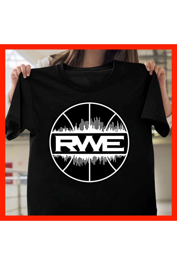 Rwe Sound Wave Logo T-Shirt - Music Audio Engineering DJ Fan Tee T264, Softstyle for Unisex, Extended Sizes Up to 5XL