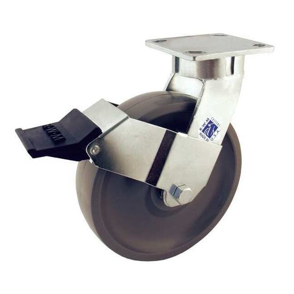 Rwm Wheel Brake Kit,Face Contact,6 in.,Steel 46-0620-ICWB KIT