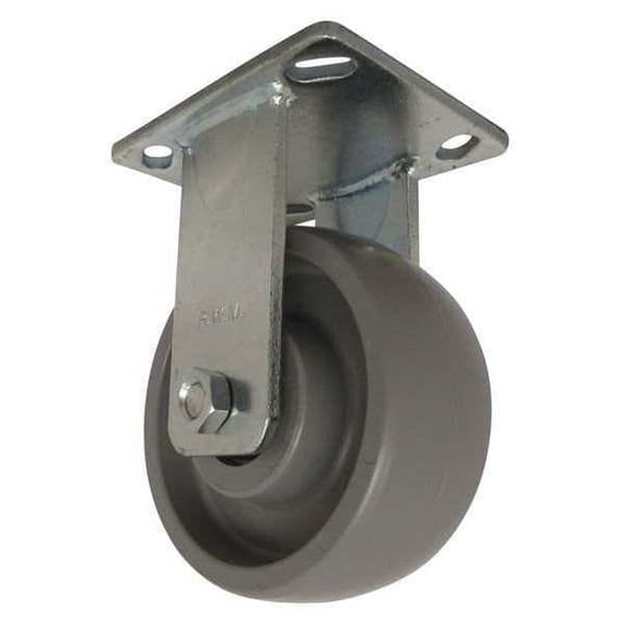 Rwm Rigid Plate Caster,Nylon,5",1200 lb. 65-GTB-0520-R