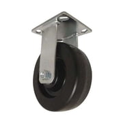Rwm Plate Caster, Rigid, Phenolic, 8", 1400 lb 47-DUR-0820-R