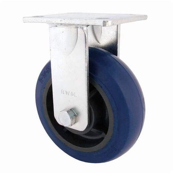 Rwm Rigid Plate Caster,Polyurethane,1500 lb. 47-UIR-0820-R