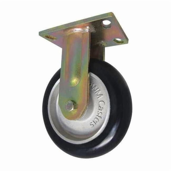 Rwm Rigid Plate Caster,Polyurethane,1500 lb. 68-UAB-0821-R-92A