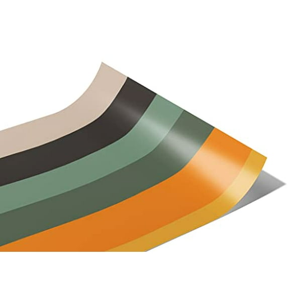 Rwraps 60s Retro Gold Finger Gloss Vinyl Film Wrap 59in x 23ft Vinyl Vehicle Car Film Sheet Roll