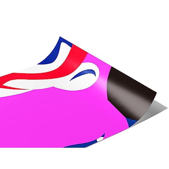 Rwraps 80s Retro Pop Art Gloss Vinyl Film Wrap 59in x 12ft Vinyl Vehicle Car Film Sheet Roll