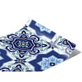 thumbnail image 1 of Rwraps Azulejo Tile Snowflakes Matte Vinyl Film Wrap 59in x 21ft Vinyl Vehicle Car Film Sheet Roll, 1 of 9
