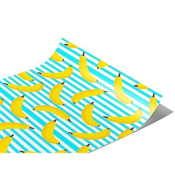 Rwraps Banana Gold Finger Matte Vinyl Film Wrap 59in x 5ft Vinyl Vehicle Car Film Sheet Roll