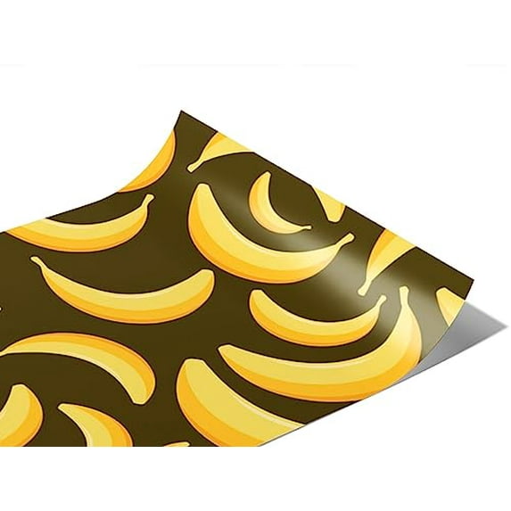 Rwraps Banana Praying Hands Gloss Vinyl Film Wrap 59in x 9ft Vinyl Vehicle Car Film Sheet Roll