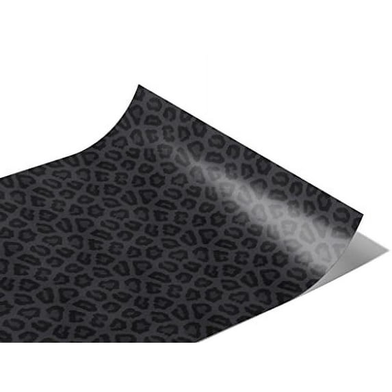 Rwraps Black Panther Gloss Vinyl Film Wrap 59in x 4ft Vinyl Vehicle Car Film Sheet Roll