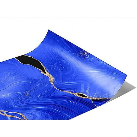 Rwraps Blue Agate Gemstone Lost Lagoon Matte Vinyl Film Wrap 59in x 15ft Vinyl Vehicle Car Film