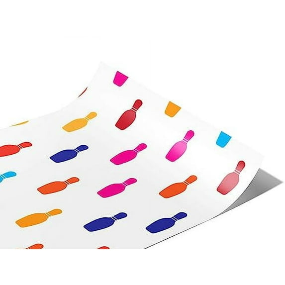 Rwraps Bowling Prismatic Pins Matte Vinyl Film Wrap 59in x 23ft Vinyl Vehicle Car Film Sheet Roll