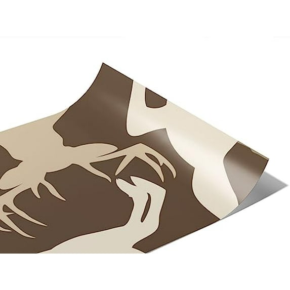 Rwraps Bushwolf Camouflage Deer Silhouette Matte Vinyl Film Wrap 59in x 26ft Vinyl Vehicle Car Film