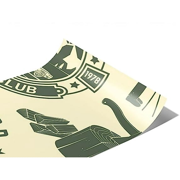 Rwraps Camping Hike More Gloss Vinyl Film Wrap 59in x 8ft Vinyl Vehicle Car Film Sheet Roll