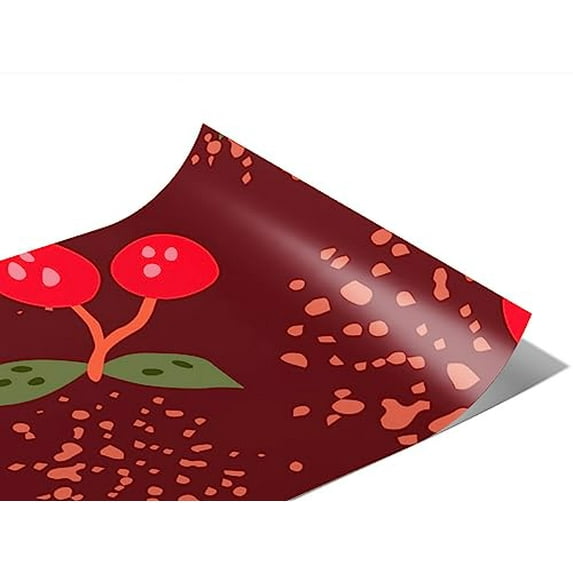 Rwraps Cherry Mellifluous Maraschino Matte Vinyl Film Wrap 59in x 6ft Vinyl Vehicle Car Film Sheet