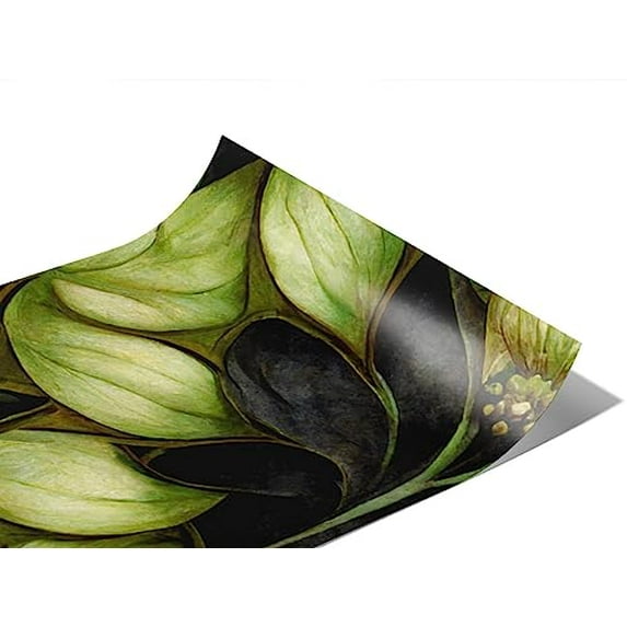 Rwraps Classic Floral Garden Illusion Gloss Vinyl Film Wrap 59in x 20ft Vinyl Vehicle Car Film Sheet