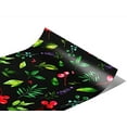 thumbnail image 1 of Rwraps Classic Floral Midnight Holly Matte Vinyl Film Wrap 59in x 6ft Vinyl Vehicle Car Film Sheet, 1 of 9