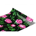 thumbnail image 1 of Rwraps Classic Floral Midnight Peony Gloss Vinyl Film Wrap 59in x 8ft Vinyl Vehicle Car Film Sheet, 1 of 9