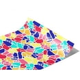 thumbnail image 1 of Rwraps Colorful Cobblestone Bright Rainbow Gloss Vinyl Film Wrap 59in x 29ft Vinyl Vehicle Car Film, 1 of 9