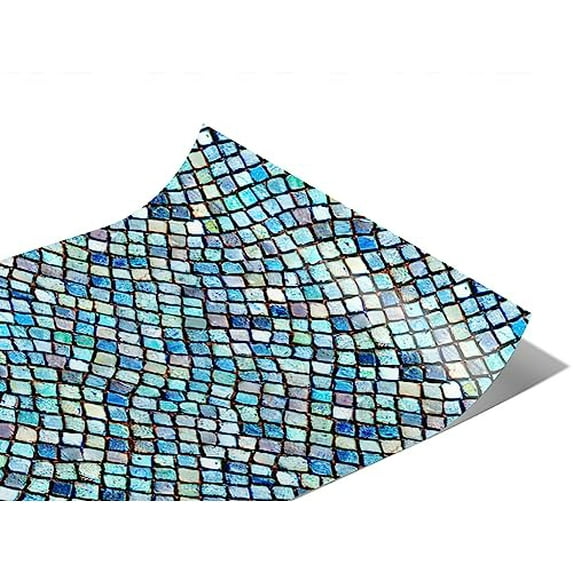 Rwraps Colorful Cobblestone River Dragon Gloss Vinyl Film Wrap 59in x 11ft Vinyl Vehicle Car Film