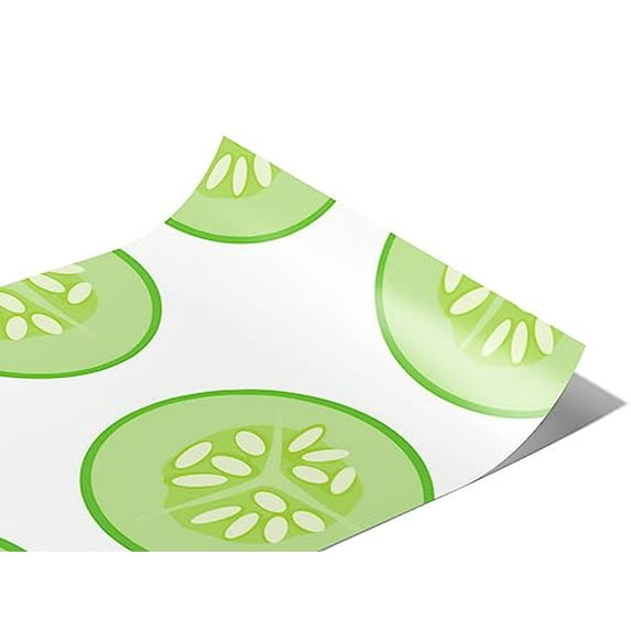 Rwraps Cucumber Vegetable Bush Champion Gloss Vinyl Film Wrap 59in x 6ft Vinyl Vehicle Car Film