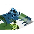 thumbnail image 1 of Rwraps Dinosaur Battered Blues Gloss Vinyl Film Wrap 59in x 14ft Vinyl Vehicle Car Film Sheet Roll, 1 of 9