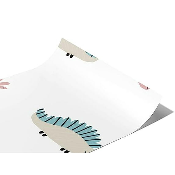 Rwraps Dinosaur Smiling Stegosaur Gloss Vinyl Film Wrap 59in x 28ft Vinyl Vehicle Car Film Sheet