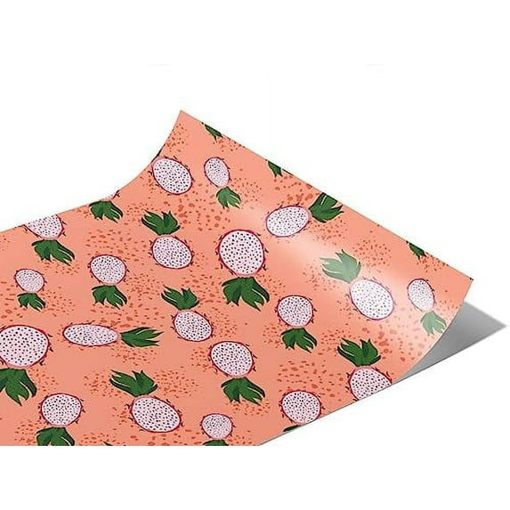 Rwraps Dragon Fruit Delightful Treat Matte Vinyl Film Wrap 59in x 19ft Vinyl Vehicle Car Film Sheet